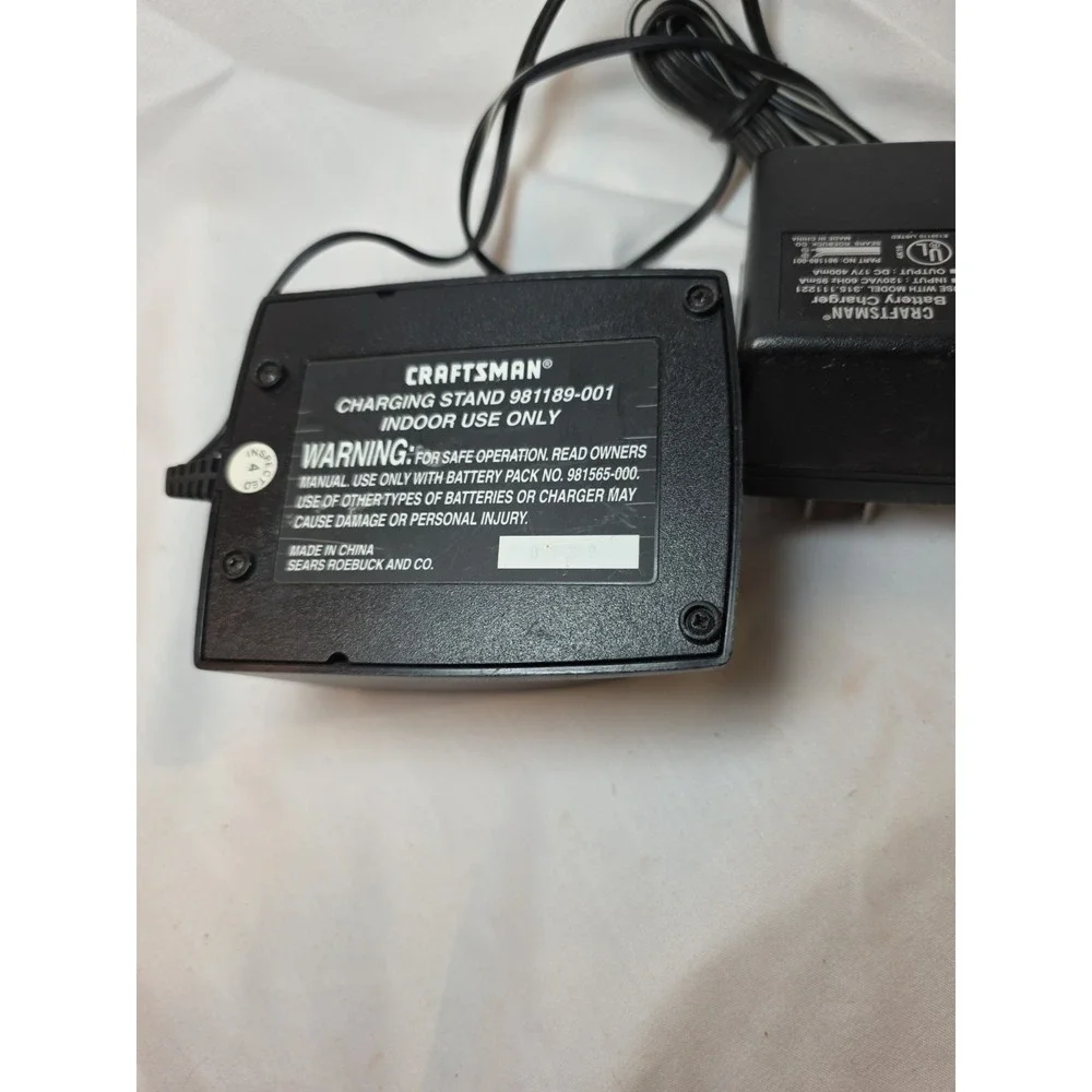 Original Craftsman Charger 981189-001 Charging Stand 14.4V Sears Roebuck/battery